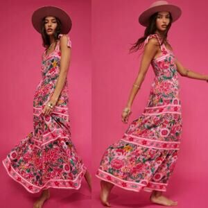 NEW Beach Riot Charlotte Floral Maxi Dress Boho Passion Size Large